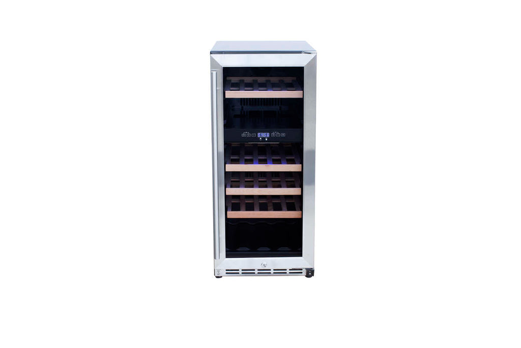 15" Outdoor Rated Dual Zone Wine Cooler