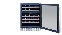 Load image into Gallery viewer, 24&quot; Outdoor Rated Dual Zone Wine Cooler