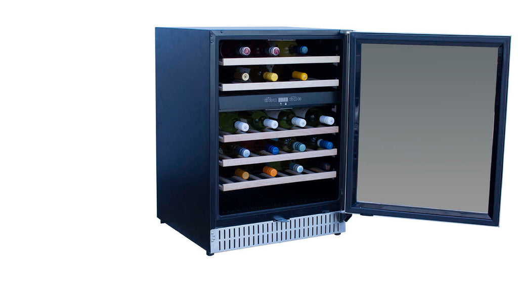 24" Outdoor Rated Dual Zone Wine Cooler