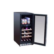 Load image into Gallery viewer, 15&quot; Outdoor Rated Dual Zone Wine Cooler