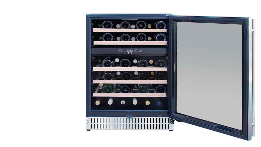 24" Outdoor Rated Dual Zone Wine Cooler