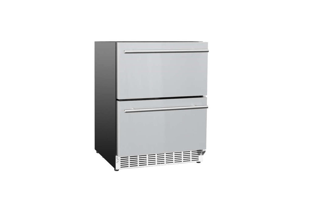 24″ 5 Cu. Ft. Deluxe Outdoor Rated 2-Drawer Refrigerator