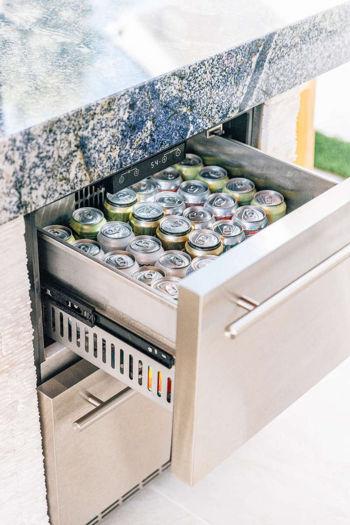 24″ 5 Cu. Ft. Deluxe Outdoor Rated 2-Drawer Refrigerator