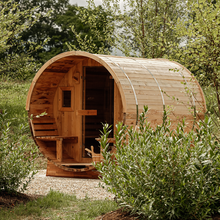 Load image into Gallery viewer, Barrel Sauna 6-Person with Porch