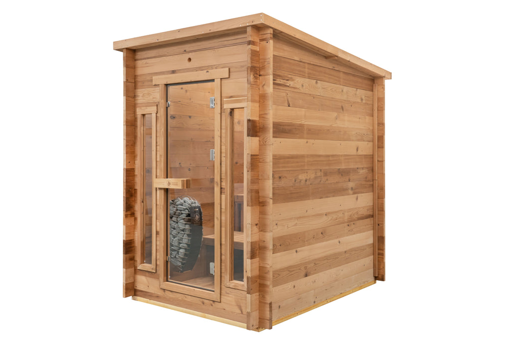 Cabin Outdoor 4-Person Sauna by Redwood Outdoors