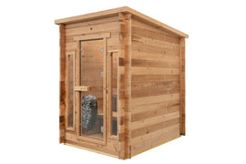 Cabin Outdoor 4-Person Sauna by Redwood Outdoors
