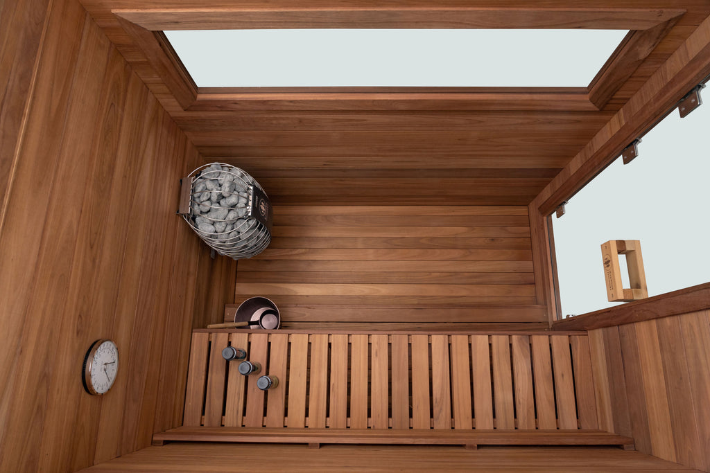 Oasis 3-Person Outdoor Sauna by Redwood Outdoors