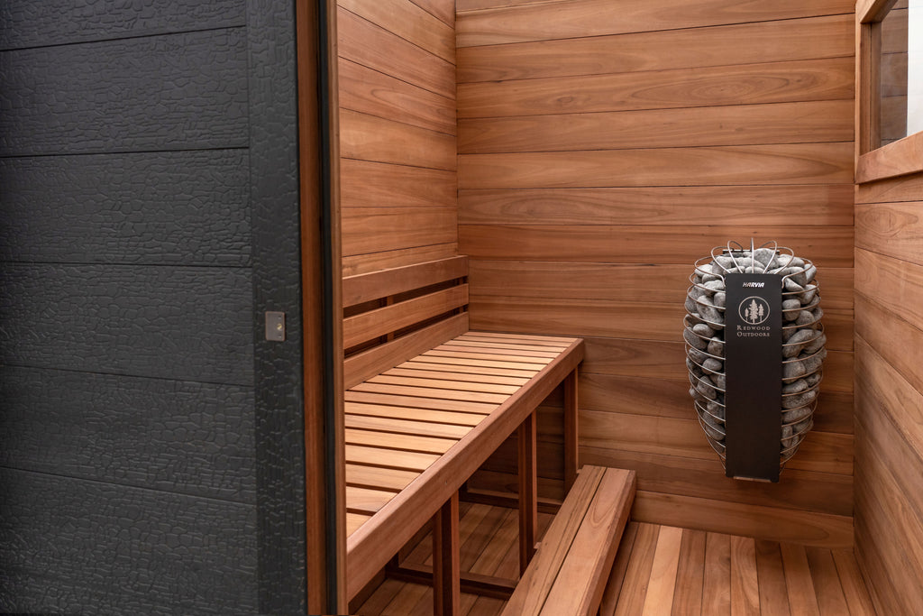 Oasis 3-Person Outdoor Sauna by Redwood Outdoors