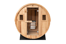 Load image into Gallery viewer, Barrel 6-Person Outdoor Sauna by Redwood Outdoors