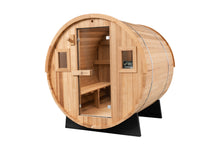 Load image into Gallery viewer, Barrel 6-Person Outdoor Sauna by Redwood Outdoors