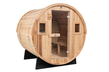 Load image into Gallery viewer, Barrel 6-Person Outdoor Sauna by Redwood Outdoors