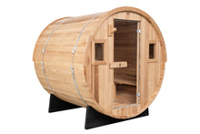 Load image into Gallery viewer, Barrel 6-Person Outdoor Sauna by Redwood Outdoors
