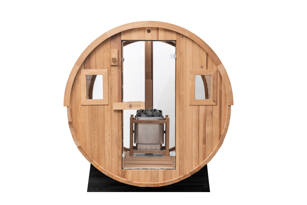 Vista 6-Person Outdoor Sauna by Redwood Outdoors