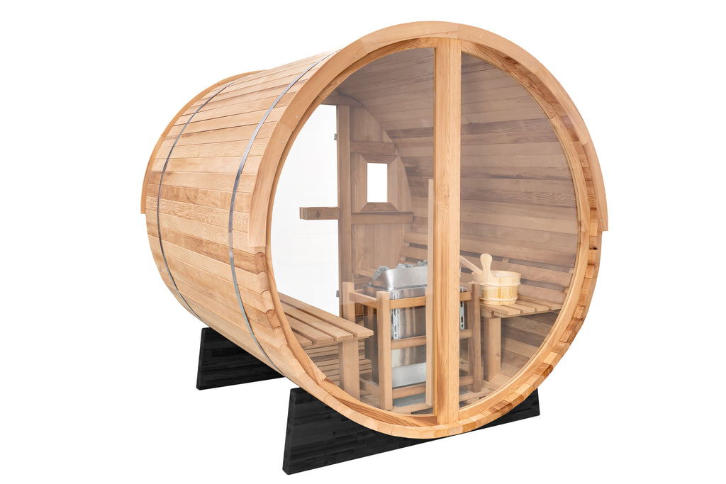 Vista 6-Person Outdoor Sauna by Redwood Outdoors