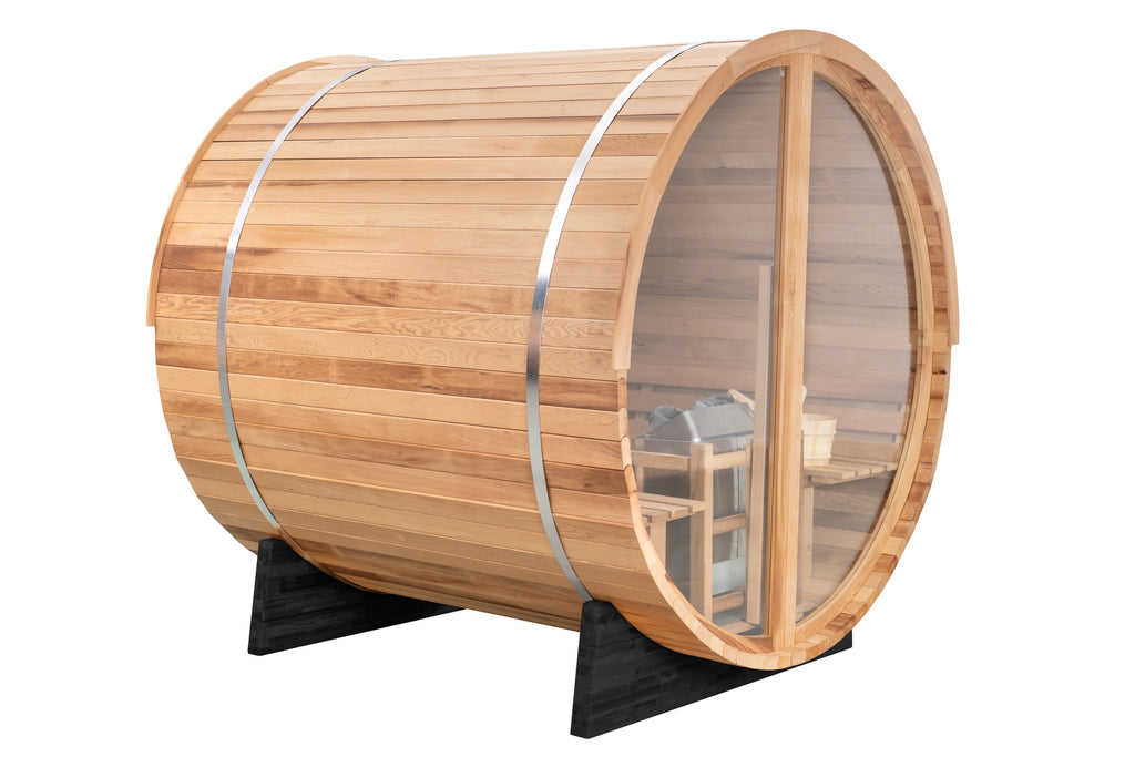 Vista 6-Person Outdoor Sauna by Redwood Outdoors