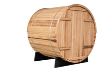 Load image into Gallery viewer, Extra-Wide 6-Person Outdoor Barrel Sauna by Redwood Outdoors