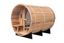 Load image into Gallery viewer, Horizon 6-Person Outdoor Sauna with Porch by Redwood Outdoors