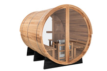 Load image into Gallery viewer, Horizon 6-Person Outdoor Sauna with Porch by Redwood Outdoors