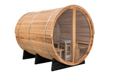 Load image into Gallery viewer, Horizon 6-Person Outdoor Sauna with Porch by Redwood Outdoors