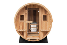 Load image into Gallery viewer, Barrel Sauna 6-Person with Porch