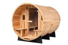 Load image into Gallery viewer, Barrel Sauna 6-Person with Porch