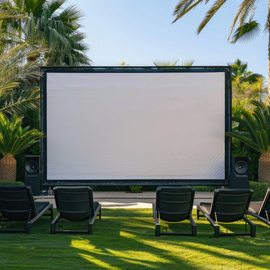 Outdoor Projector Screen System
