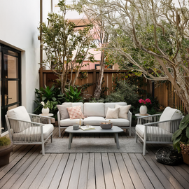 All-Weather Wicker Patio Sofa