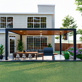 Aluminum Louvered Pergola