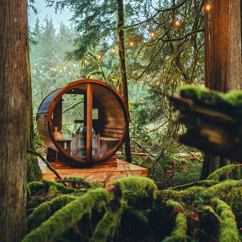 Vista 6-Person Outdoor Sauna by Redwood Outdoors