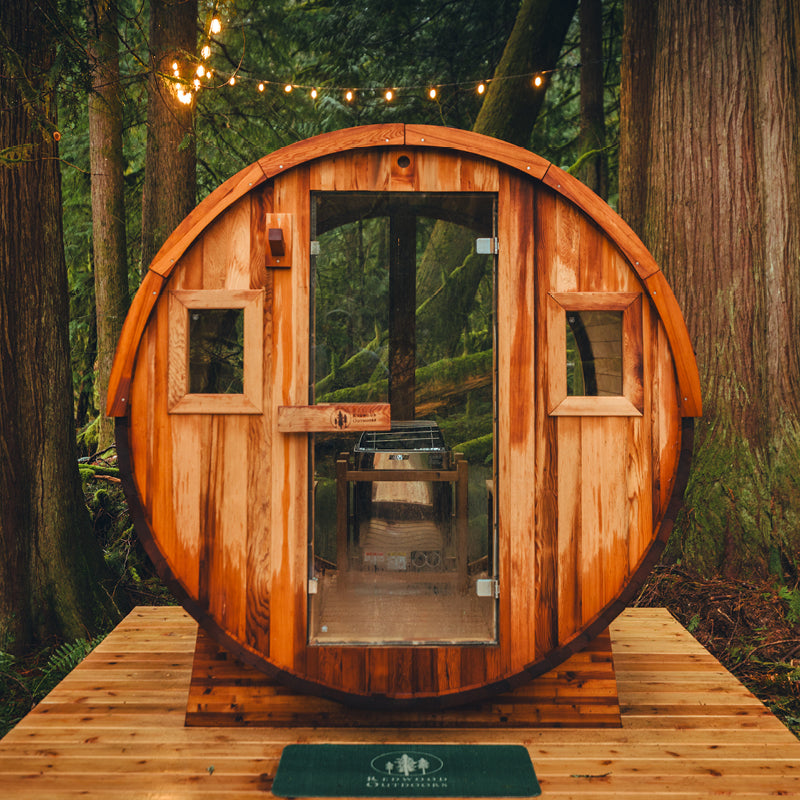 Vista 6-Person Outdoor Sauna by Redwood Outdoors