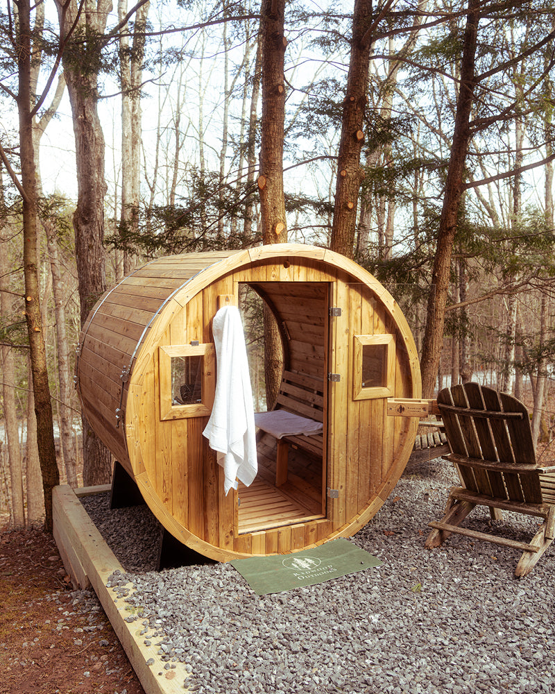 Vista 6-Person Outdoor Sauna by Redwood Outdoors
