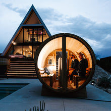 Load image into Gallery viewer, Vista 6-Person Outdoor Sauna by Redwood Outdoors