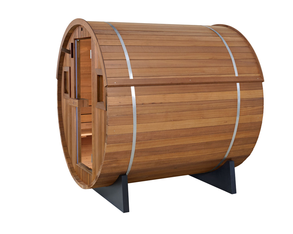Barrel 6-Person Outdoor Sauna by Redwood Outdoors