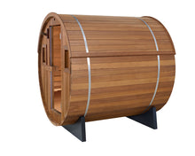 Load image into Gallery viewer, Barrel 6-Person Outdoor Sauna by Redwood Outdoors