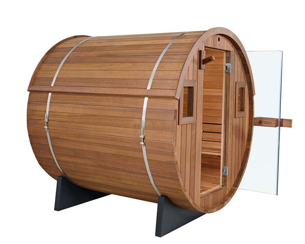 Barrel 6-Person Outdoor Sauna by Redwood Outdoors