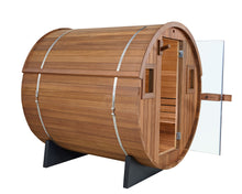 Load image into Gallery viewer, Barrel 6-Person Outdoor Sauna by Redwood Outdoors