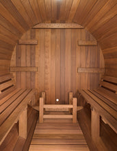 Load image into Gallery viewer, Barrel 6-Person Outdoor Sauna by Redwood Outdoors