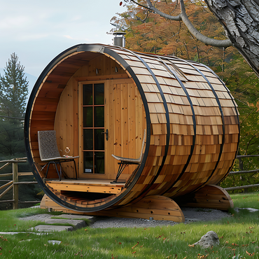 Outdoor Barrel Sauna