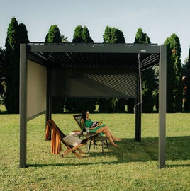 10' Retractable Pergola Sun Shades