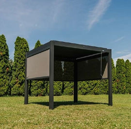 Retractable Sun-Shade for Pergolas