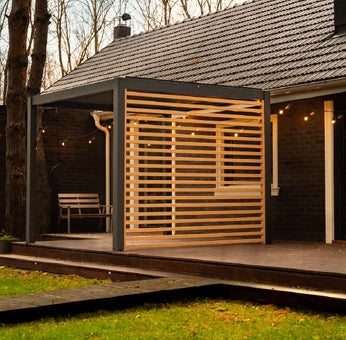 Hanso Aluminum (Wood Look) Wall