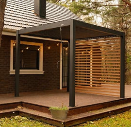 Hanso Aluminum (Wood Look) Wall