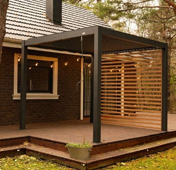 Hanso Aluminum (Wood Look) Wall