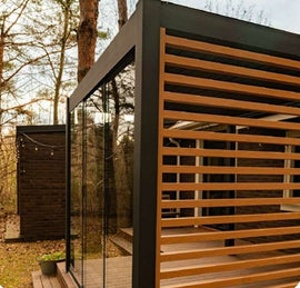 Hanso Aluminum (Wood Look) Wall