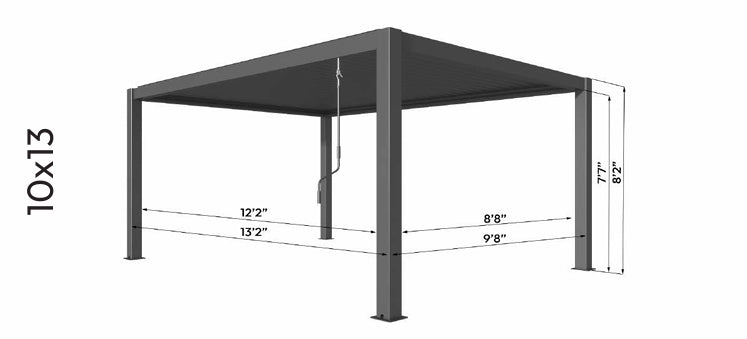 Aluminum Louvered Pergola