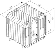 Load image into Gallery viewer, Summit Cedar 6-Person Outdoor Sauna