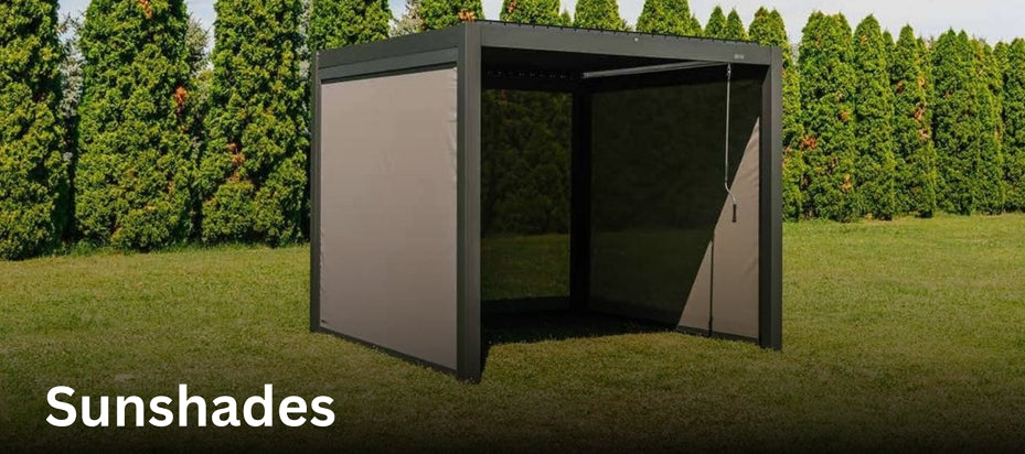 Retractable Sun-Shade for Pergolas