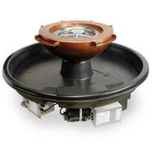 Load image into Gallery viewer, Evolution 360 Hammered Copper Fire and Water Bowl - angled view